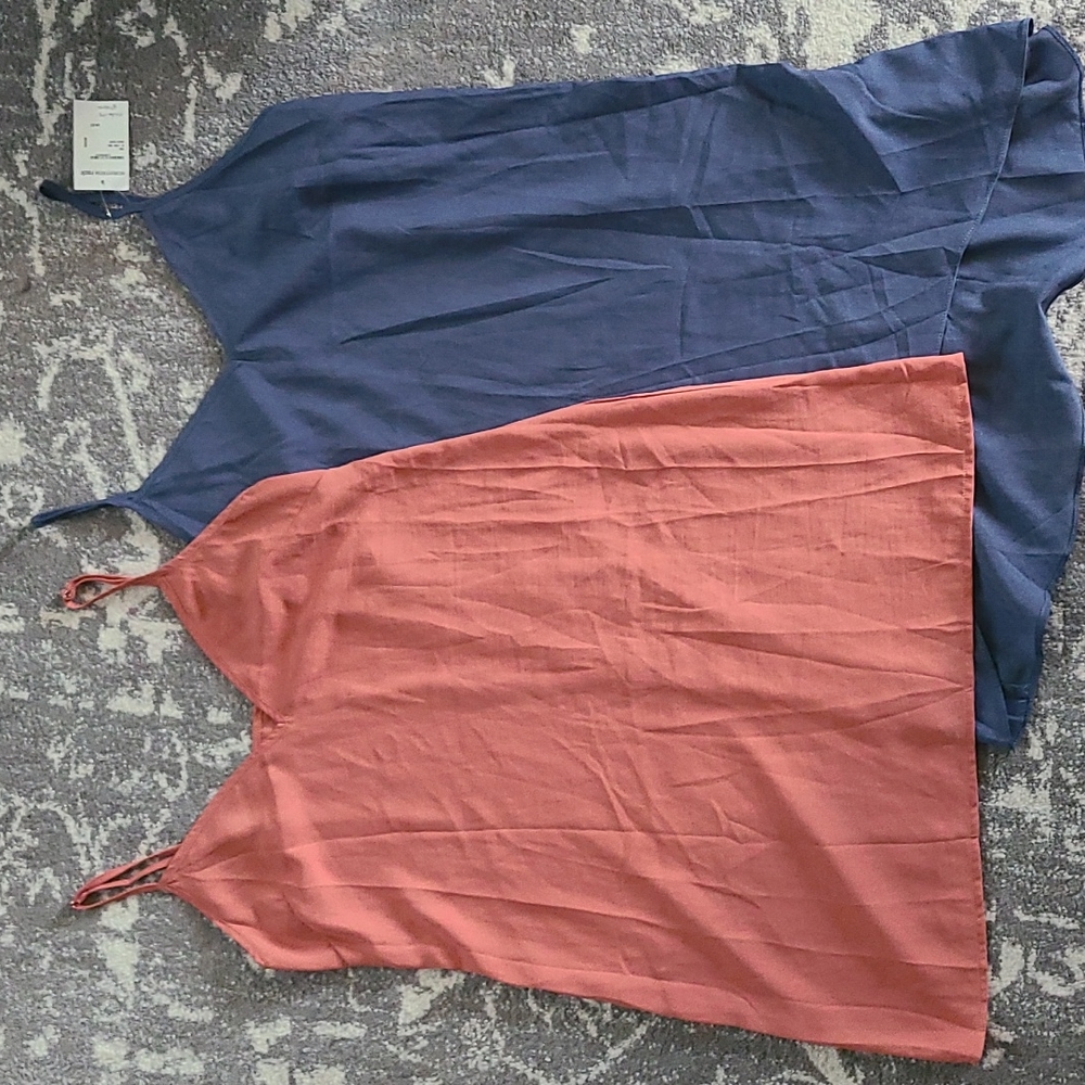 2 slip dresses